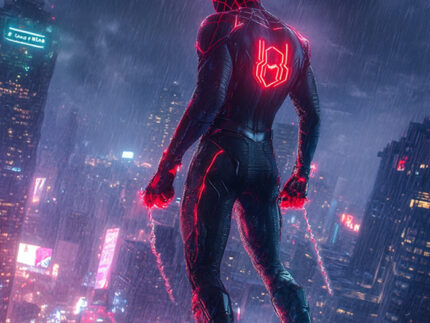 Spider-Man Future Suit City Rooftop