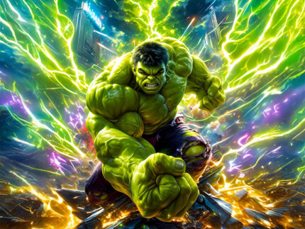 Hulk Domination – Towering Strength Artwork