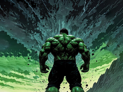 Hulk Explosion Back Art