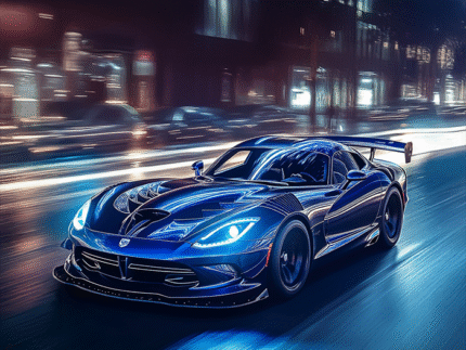 Dodge Viper Midnight – Street Glow Car Art