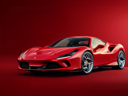 Ferrari F8 Perspective – Modern Automotive Poster