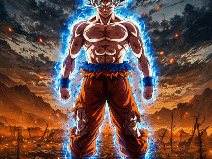 Ultra Instinct Goku Ascension – Dragon Ball Super Wall Poster