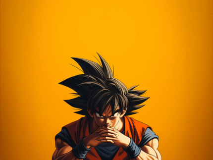 Super Saiyan Goku Power Surge – Dragon Ball Z Anime Poster
