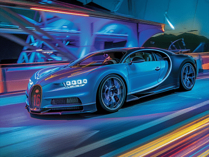 Bugatti Chiron Speed Lines – Motion Poster