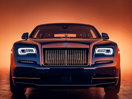 Rolls-Royce Inferno Front – Bold Luxury Car Poster Art