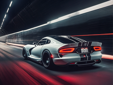 Dodge Viper Night Drive – Supercar Poster Wall Art
