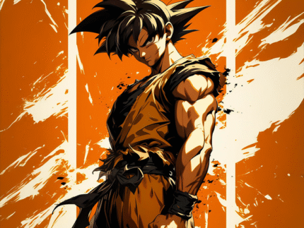 Goku Spirit Bomb Energy – Dragon Ball Z Poster Wall Art