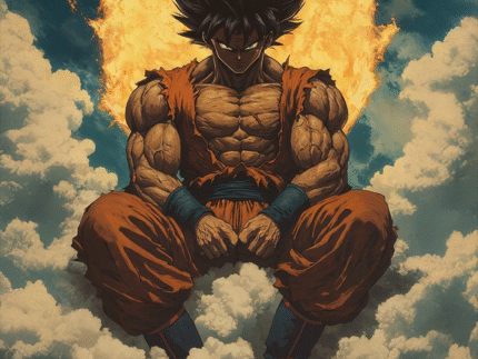 Goku vs Vegeta Showdown – Dragon Ball Z Battle Poster