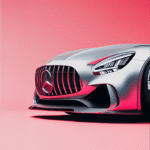 Cyber Silver Speed – Mercedes AMG Futuristic Car Art Poster