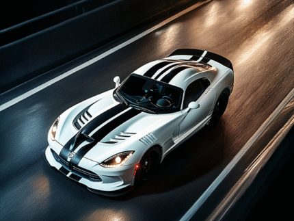 Dodge Viper Rear Angle – Muscle Car Wall Decor Print