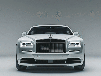 White Ghost Elegance – Rolls-Royce Studio Poster Wall Art