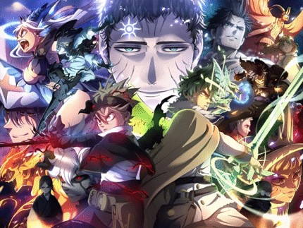 Black Clover Cast Collage