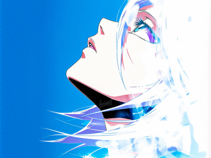 Tōshirō Hitsugaya Ice Dragon – Bleach Anime Poster Wall Art