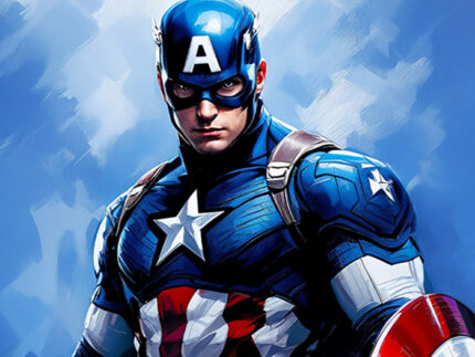 Captain America – Heroic Protector Poster Wall Art