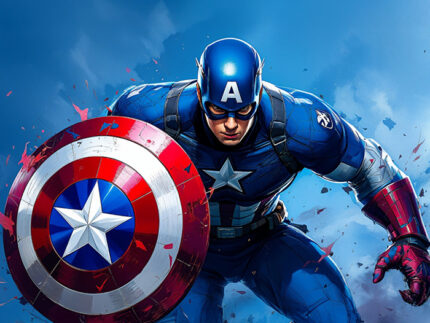 Captain America – Defender of Justice Poster Wall Art