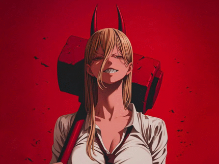 Power with Hammer – Chainsaw Man Devil Hunter Anime Poster
