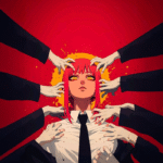 Makima Control Gaze – Chainsaw Man Psychological Poster