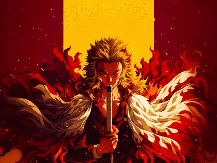 Tanjiro Water Breathing Form – Demon Slayer Anime Poster Wall Art
