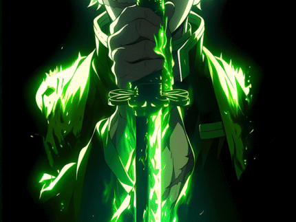 Inosuke Beast Form Charge – Demon Slayer Anime Poster Wall Art