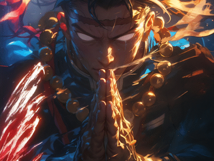 Rengoku Flame Hashira – Demon Slayer Kyojuro Poster Wall Art