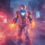 Iron Man – Heroic Firestorm Poster Wall Art