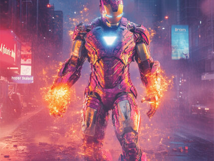 Iron Man – Heroic Firestorm Poster Wall Art