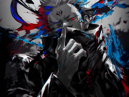 Ryomen Sukuna Cursed King – Jujutsu Kaisen Anime Poster Wall Art