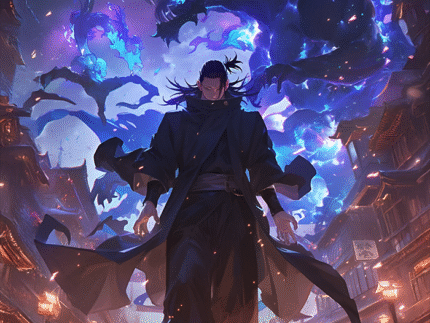 Gojo Satoru Hollow Purple – Jujutsu Kaisen Anime Poster Wall Art