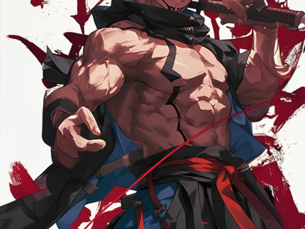 Tanjiro Kamado Flame Focus – Demon Slayer Anime Poster Wall Art