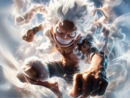 Luffy Gear 5 – One Piece Awakening Anime Poster Wall Art