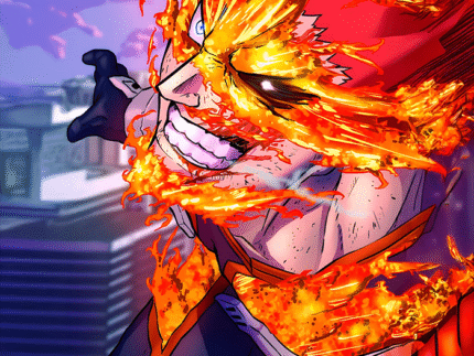 Bakugo’s Explosion – My Hero Academia Hero Wall Poster