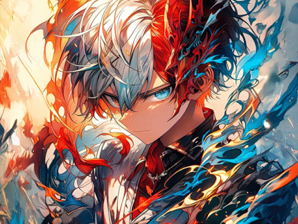 All Might’s Triumph – My Hero Academia Symbol of Peace Poster