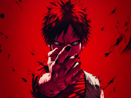 Itachi Uchiha Crow Illusion – Dark Naruto Anime Poster Print