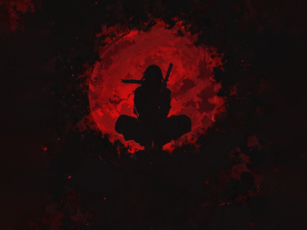 Naruto Nine-Tails Chakra Mode – Fiery Anime Wall Art Poster