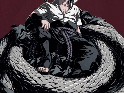 Sasuke Fire Fade – Uchiha Power Anime Poster
