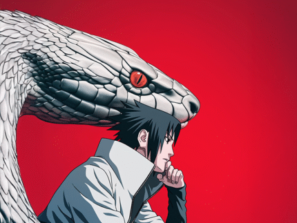 Kurama’s Wrath – Nine-Tails Chakra Naruto Art