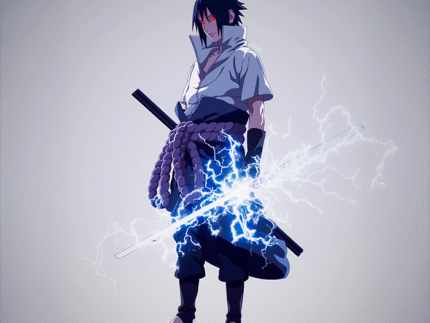Kakashi of the Sharingan – Lightning Blade Wall Art