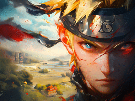 Eternal Rivals – Naruto vs Sasuke Battle Poster