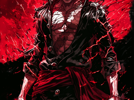 Shanks Conqueror’s Haki – One Piece Anime Poster Wall Art