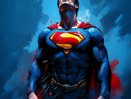 Superman – Strength in Flight Poster Wall Art