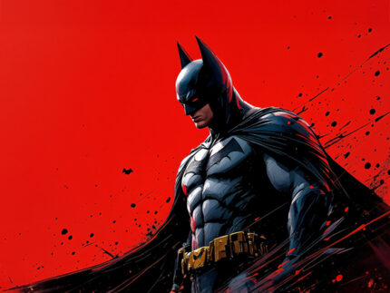 Retro Batman Pop Art – Vintage Comic Wall Poster